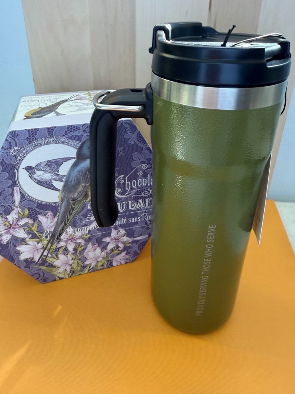 Starbucks Stanley Military Green Steel Tumbler NEW